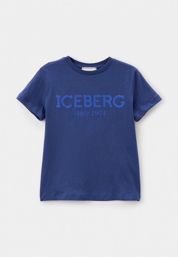 Футболка Iceberg синего цвета