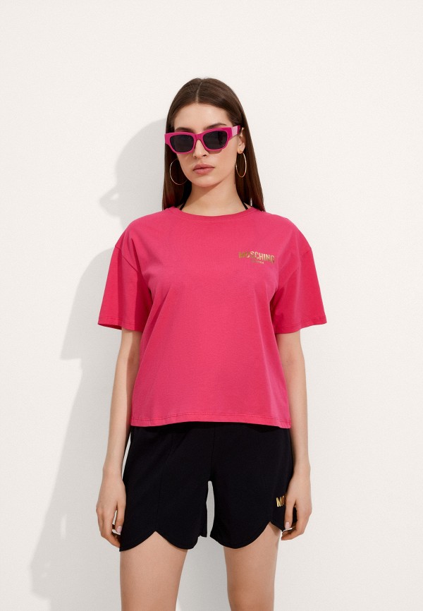 

Футболка Moschino Swim, Розовый
