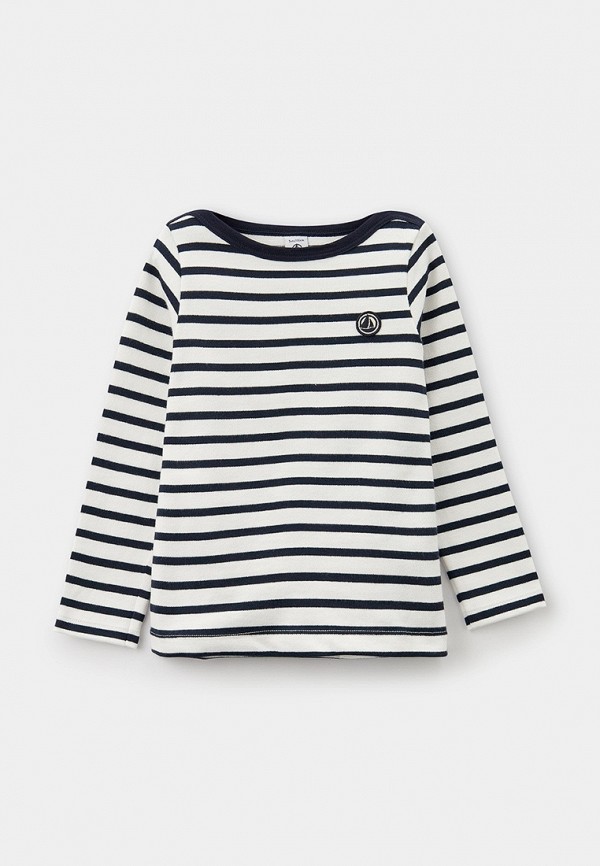 Лонгслив Petit Bateau белого цвета