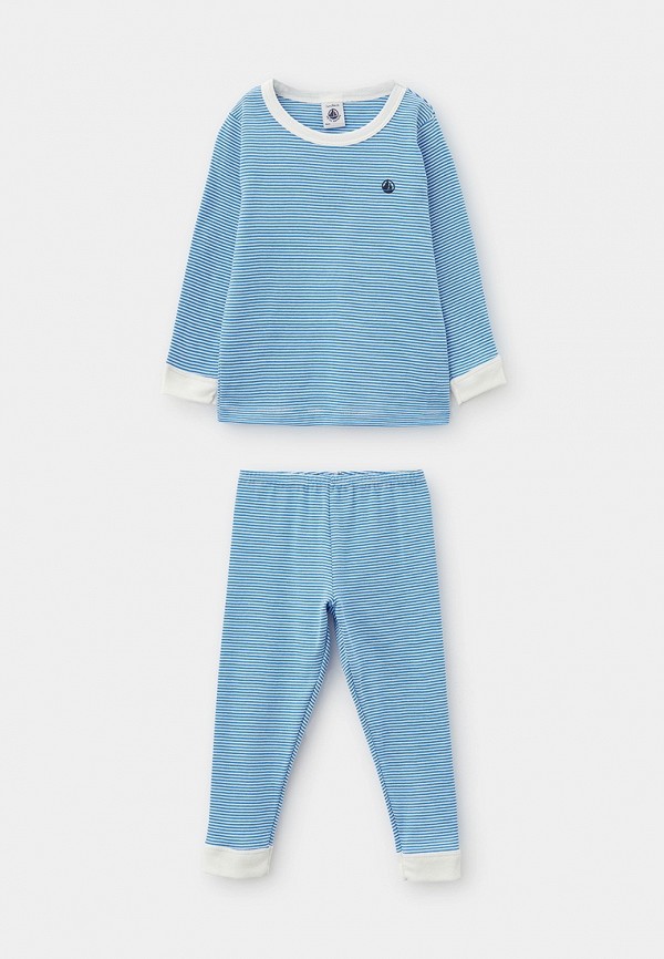 Пижама Petit Bateau голубого цвета