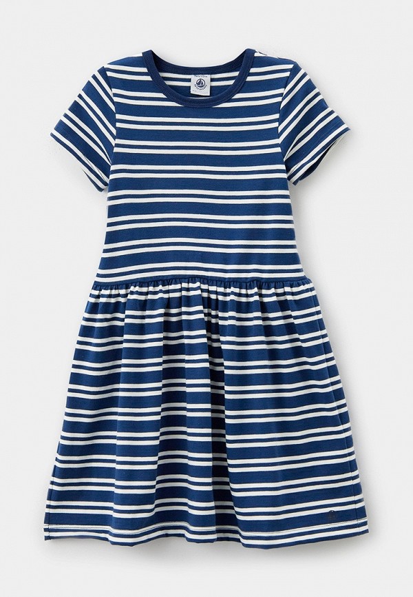 Платье Petit Bateau синего цвета