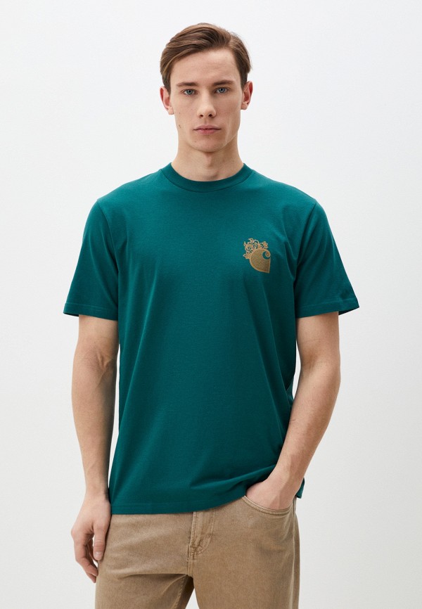 

Футболка Carhartt WIP, Зеленый, Little Hellraiser