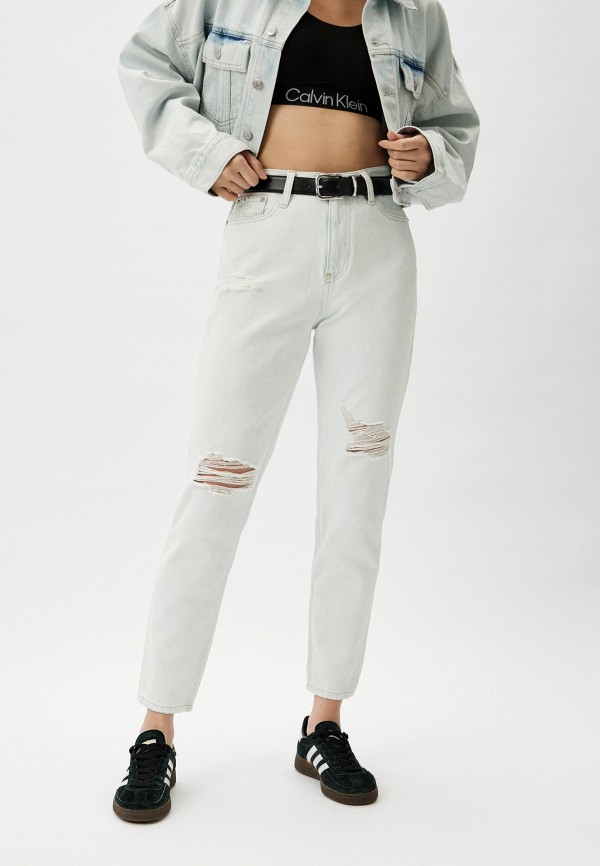 

Джинсы Calvin Klein Jeans, Голубой, MOM JEAN