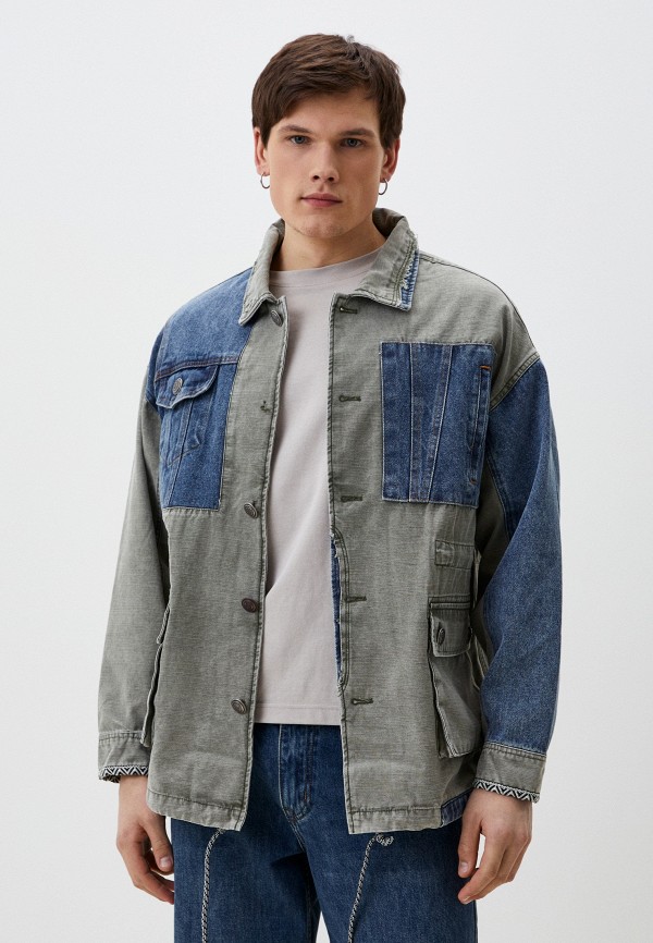 Куртка джинсовая Desigual цвета хаки