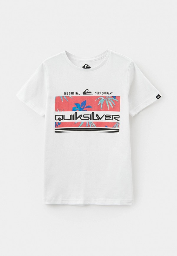 Футболка Quiksilver белого цвета