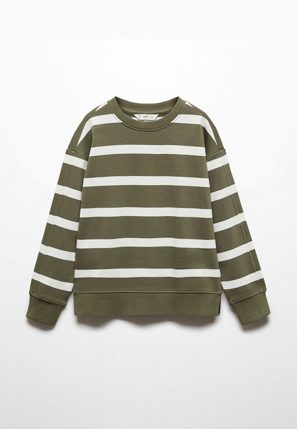 

Свитшот Mango Kids, Хаки, STRIPES2