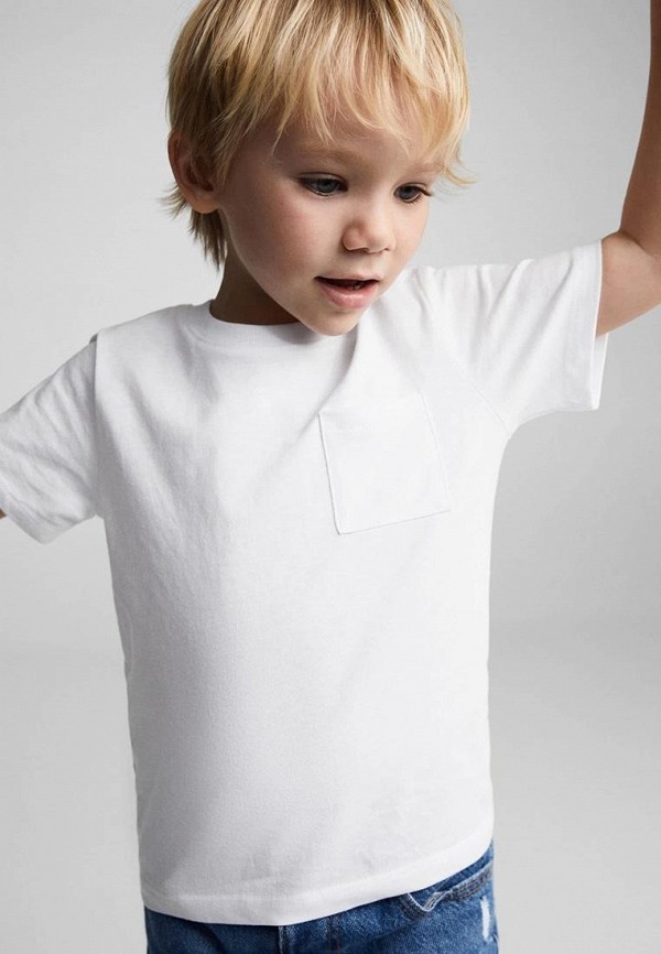 

Футболка Mango Kids, Белый, BASICA6B