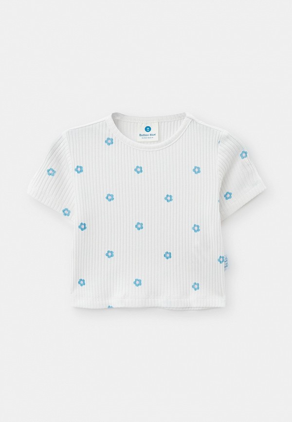 

Топ Button Blue, Белый