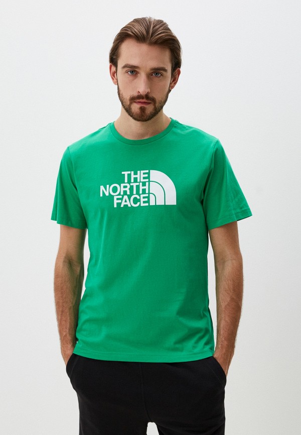 Футболка The North Face зеленого цвета