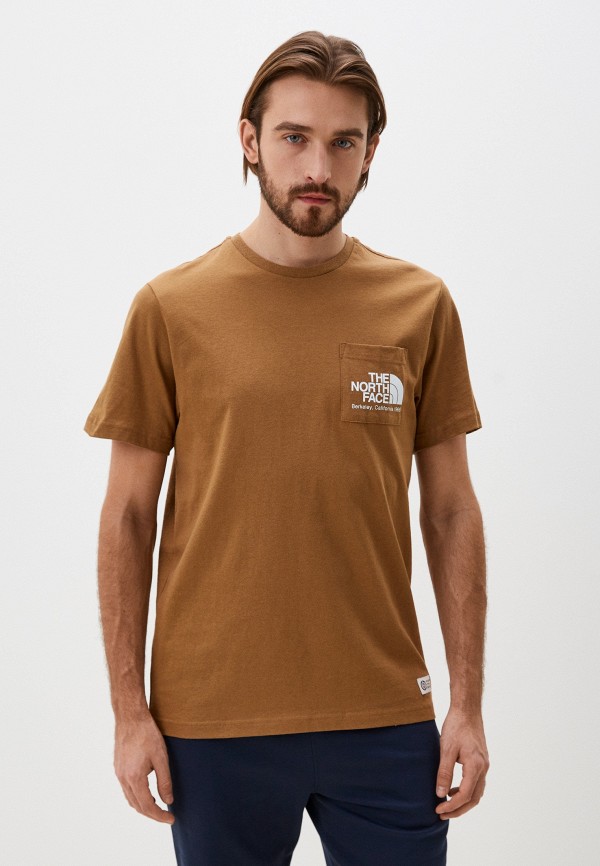 

Футболка The North Face, Коричневый, M Berkeley California Pocket S/S