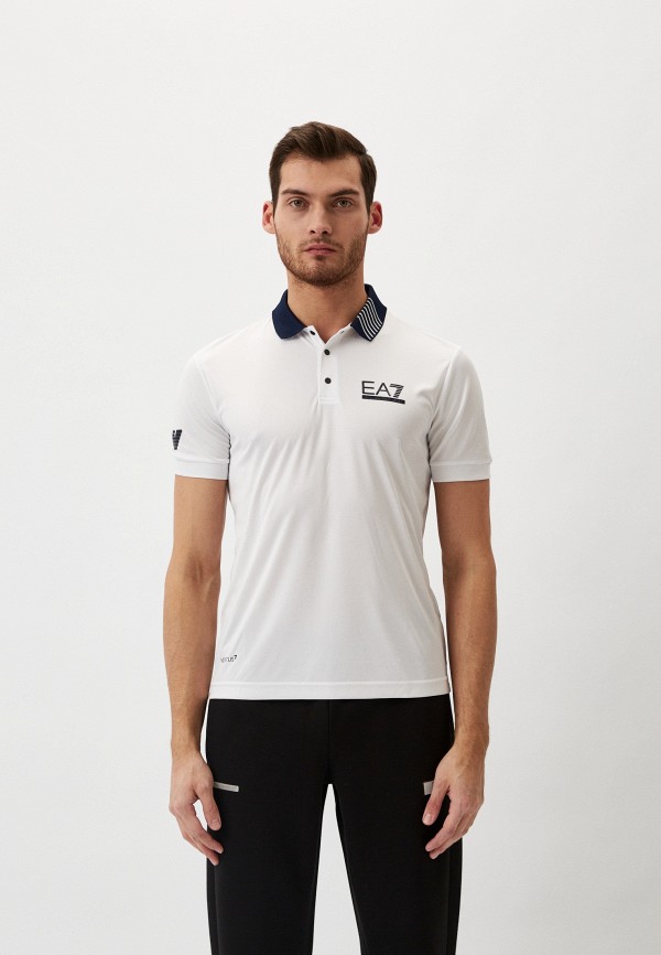 

Поло EA7, Белый, TENNIS PRO M