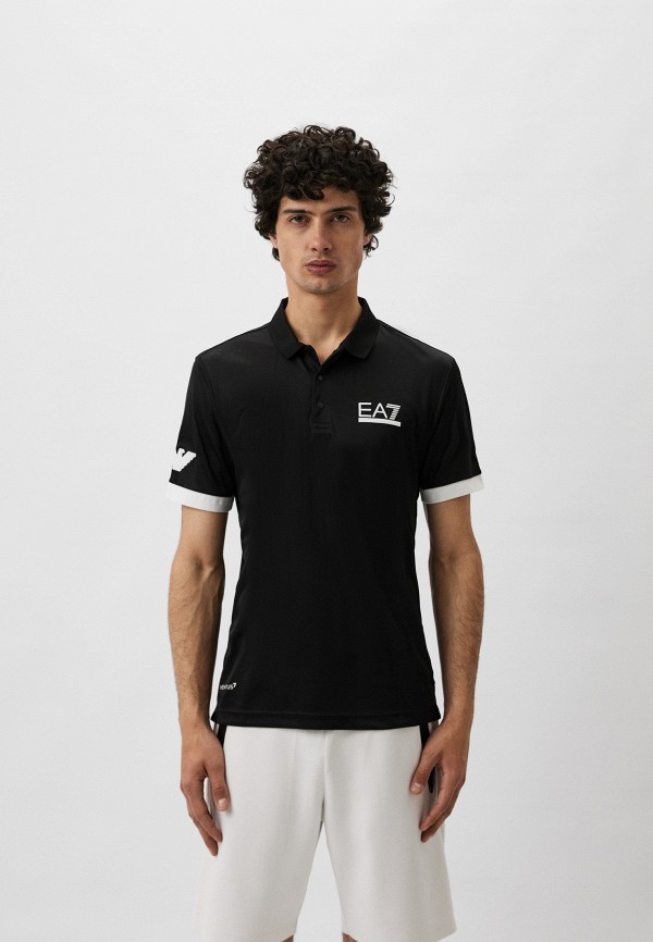 

Поло EA7, Черный, TENNIS PRO M