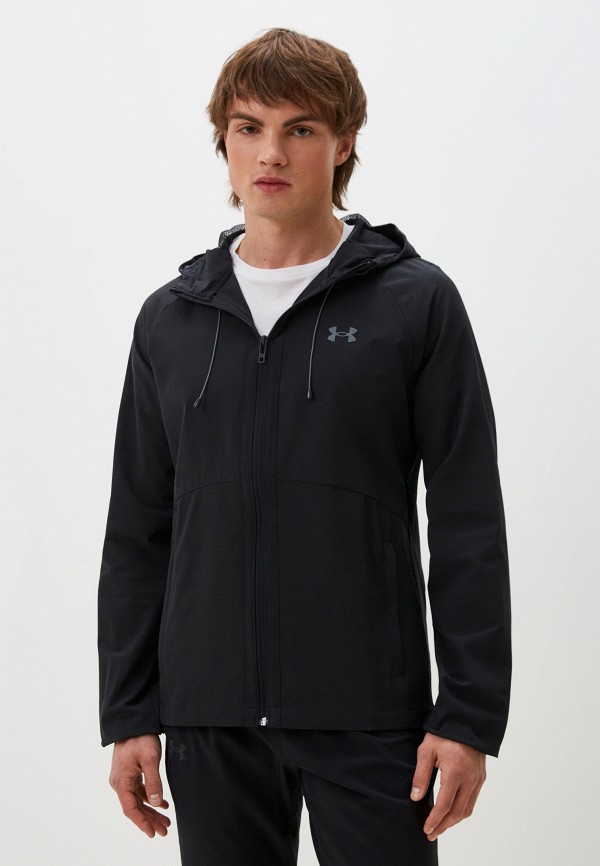 

Ветровка Under Armour, Черный, UA STRETCH WOVEN WINDBREAKER
