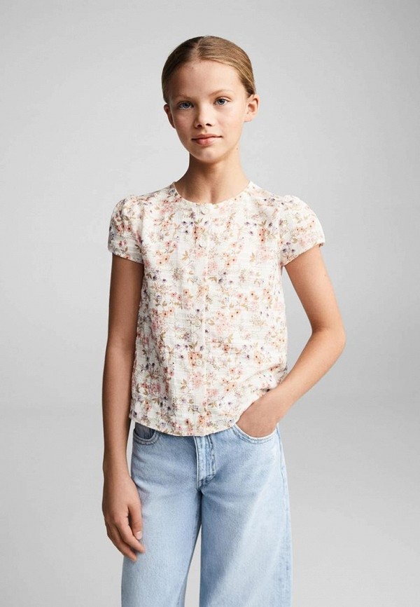 

Блуза Mango Kids, Бежевый, ROSY
