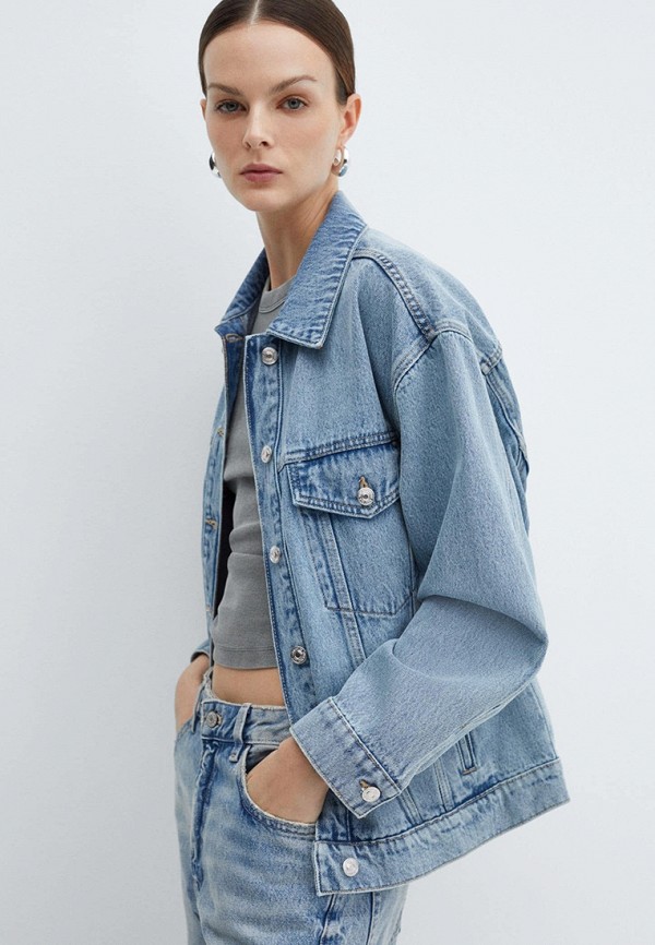 

Куртка джинсовая Mango, Голубой, ALAIA