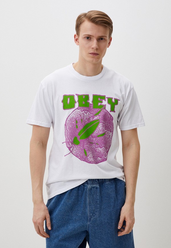 

Футболка Obey, Белый, OBEY LAY WASTE