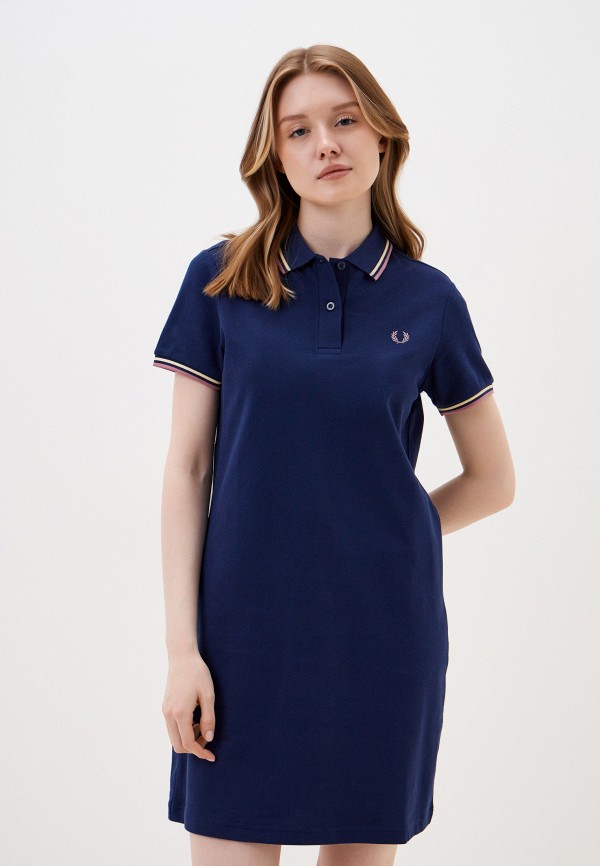 Платье Fred Perry синего цвета