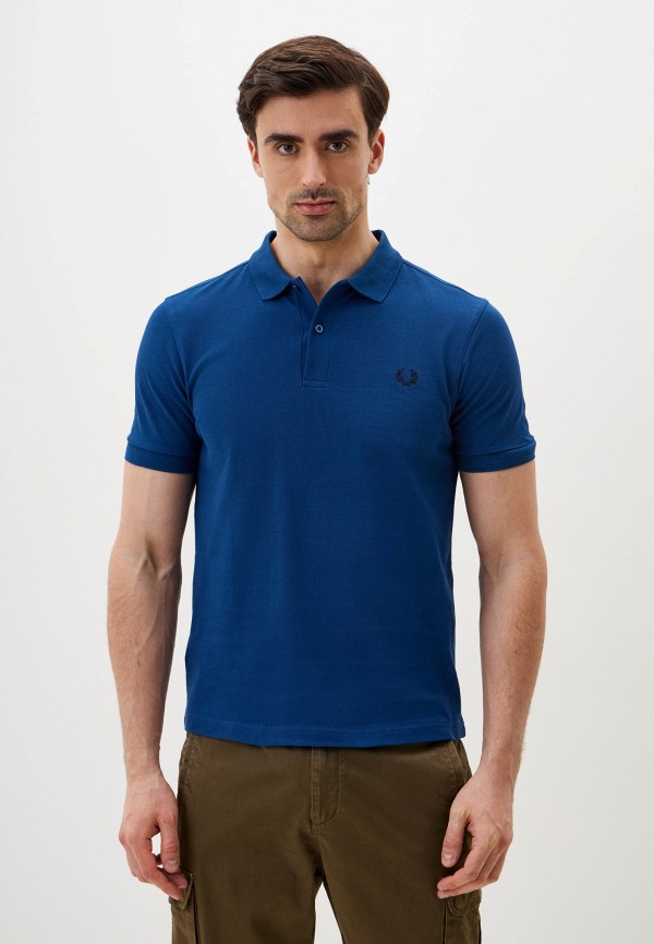 

Поло Fred Perry, Синий, PLAIN