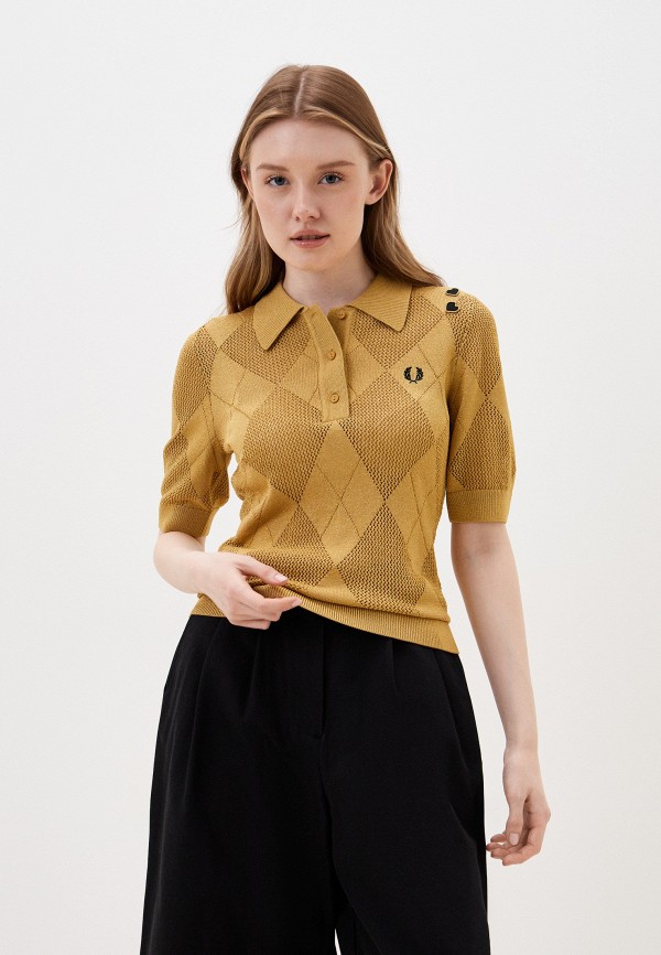 

Поло Fred Perry, Коричневый, Amy Winehouse