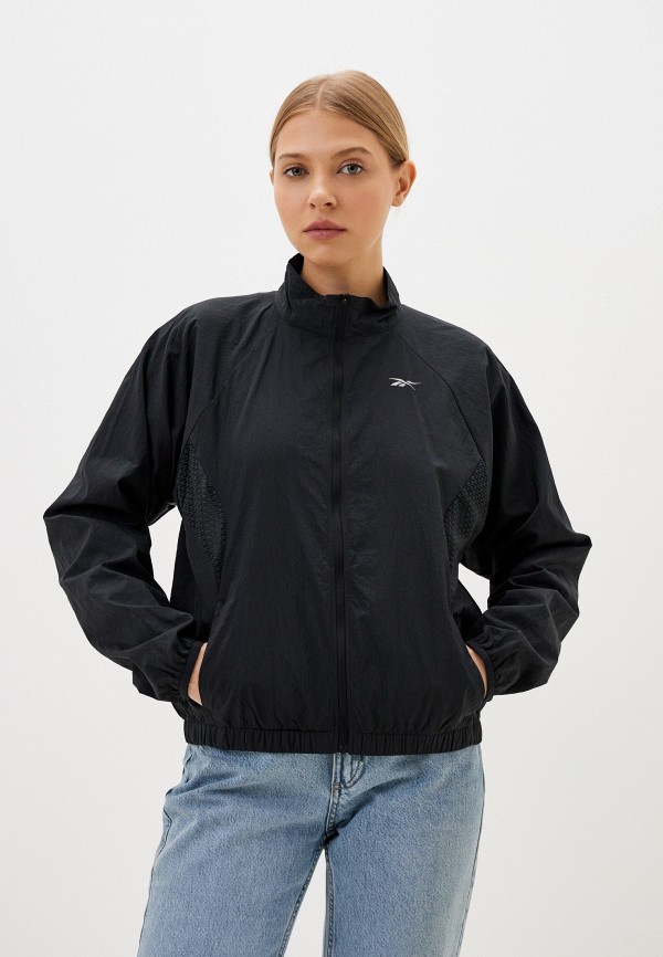 

Куртка спортивная Reebok, Черный, RUNNING WOVEN JACKET