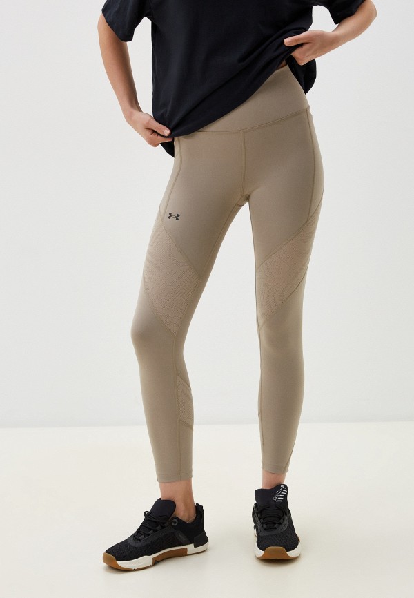 

Тайтсы Under Armour, Бежевый, RUSH VENT ANKLE LEGGING