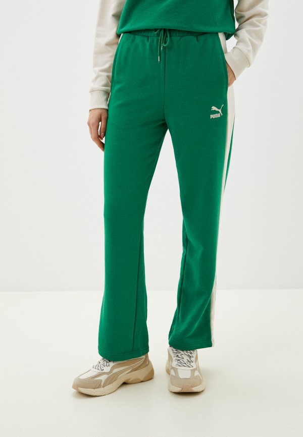

Брюки спортивные PUMA, Зеленый, ICONIC T7 Straight leg Track Pants TR