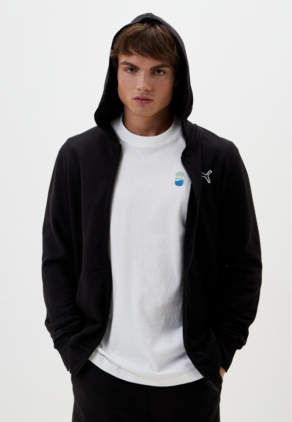 

Толстовка PUMA, Черный, BETTER ESSENTIALS Full-Zip Hoodie TR
