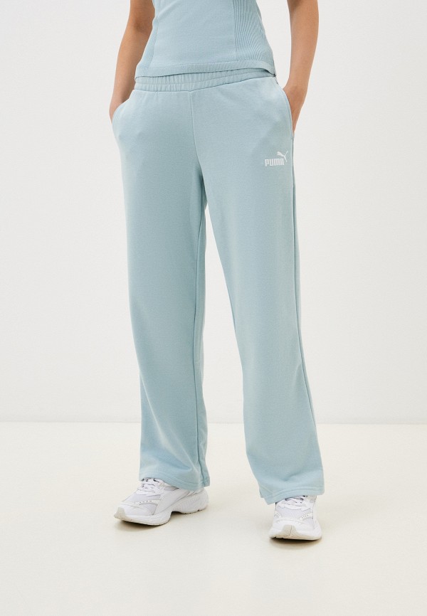 

Брюки спортивные PUMA, Голубой, ESS+ Straight Leg Small Logo Pants TR