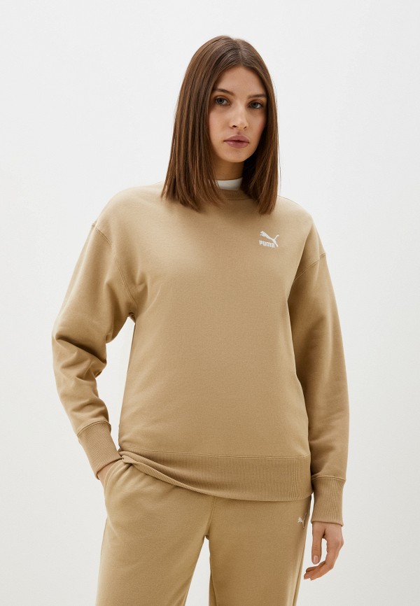 

Свитшот PUMA, Бежевый, BETTER CLASSICS Relaxed Crew TR