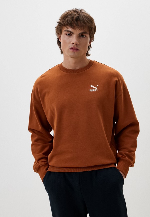 

Свитшот PUMA, Коричневый, BETTER CLASSICS Relaxed Crew TR