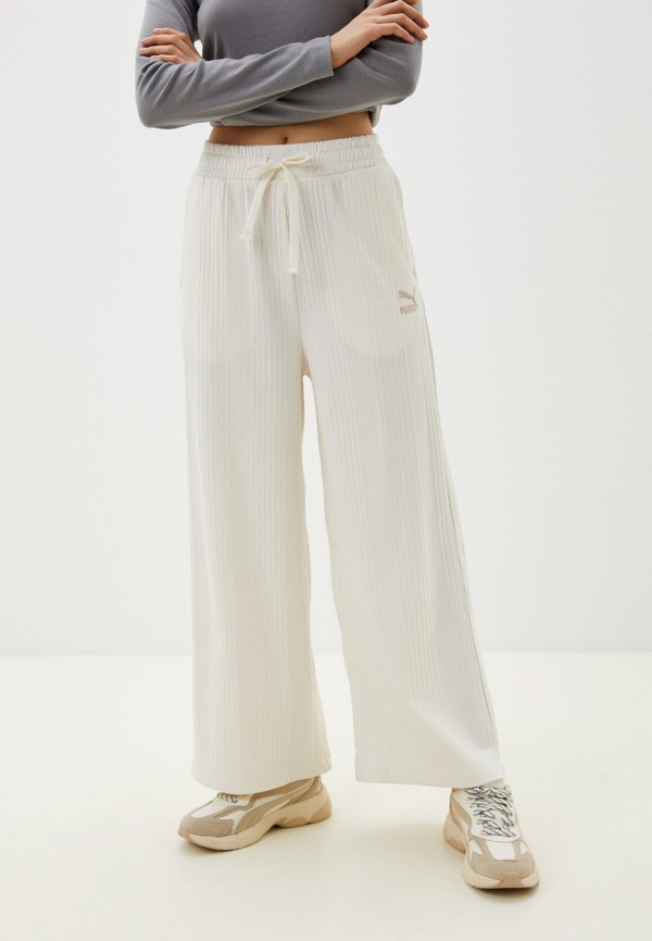 

Брюки спортивные PUMA, Бежевый, CLASSICS Ribbed Relaxed Pants