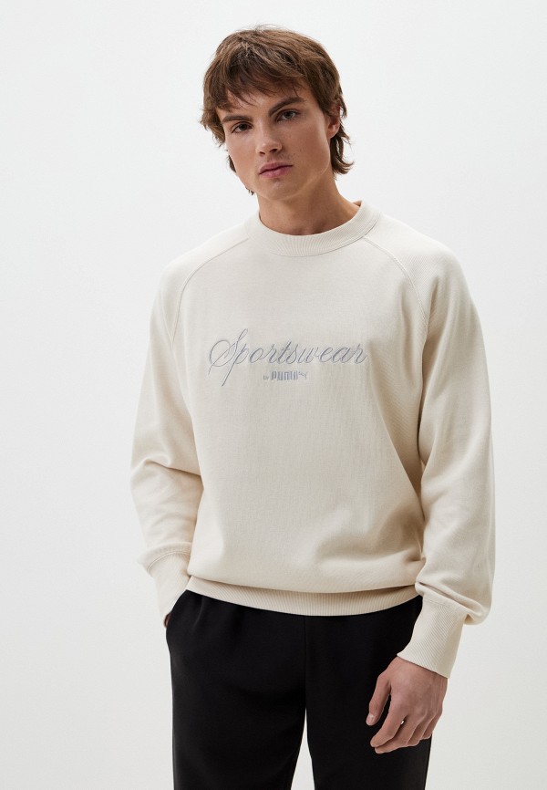 

Свитшот PUMA, Бежевый, CLASSICS+ Crew