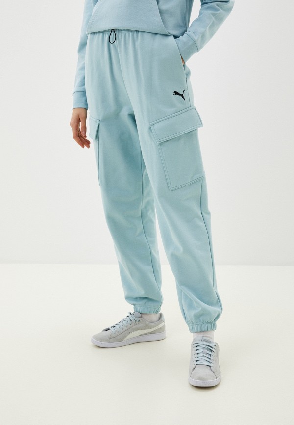

Брюки спортивные PUMA, Голубой, Dare To Relaxed Cargo Sweatpants TR