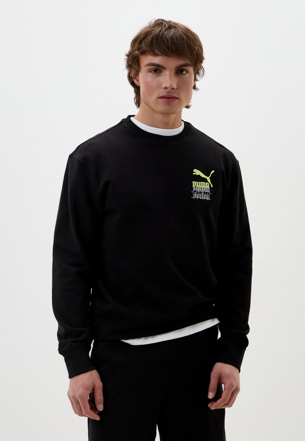 

Свитшот PUMA, Черный, CLASSICS BRAND LOVE Crew TR