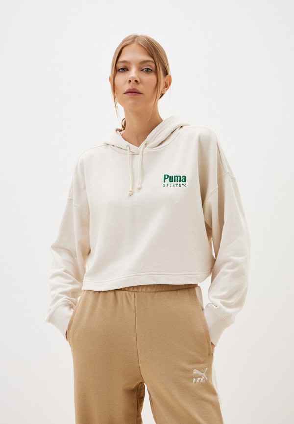 

Худи PUMA, Бежевый, TEAM Oversized Hoodie TR