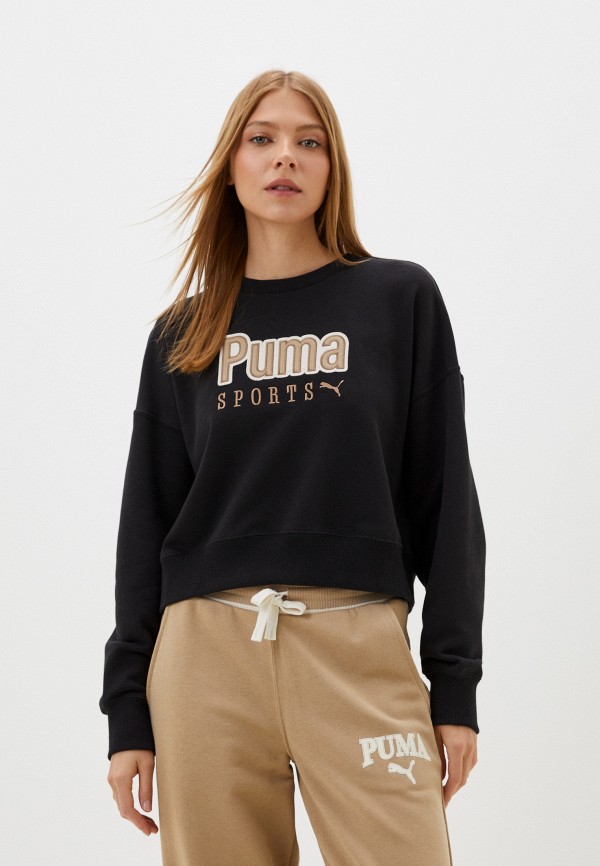 

Свитшот PUMA, Черный, TEAM Oversized Crew TR