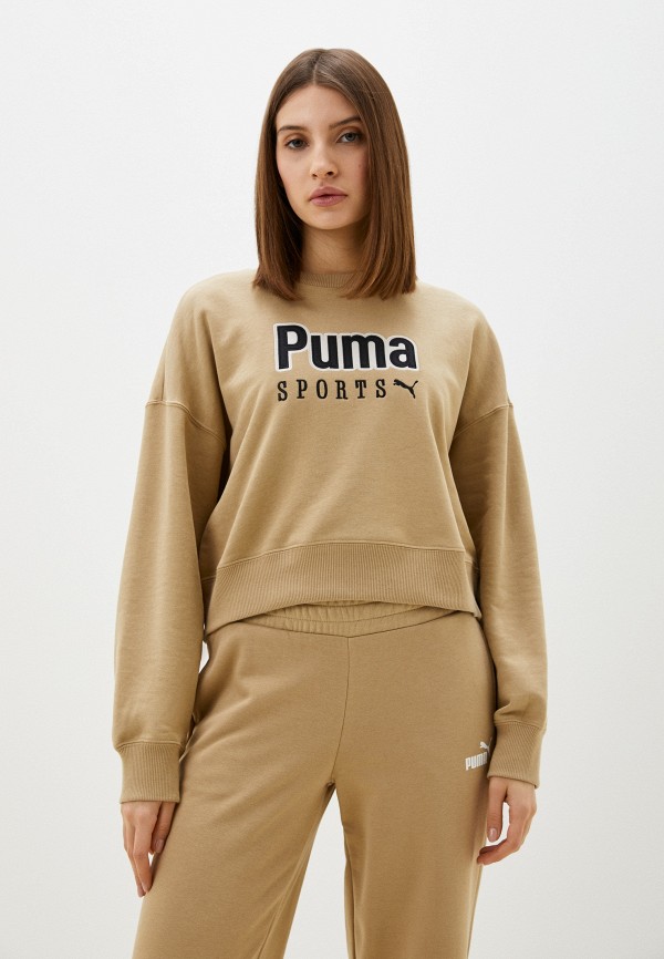 

Свитшот PUMA, Бежевый, TEAM Oversized Crew TR