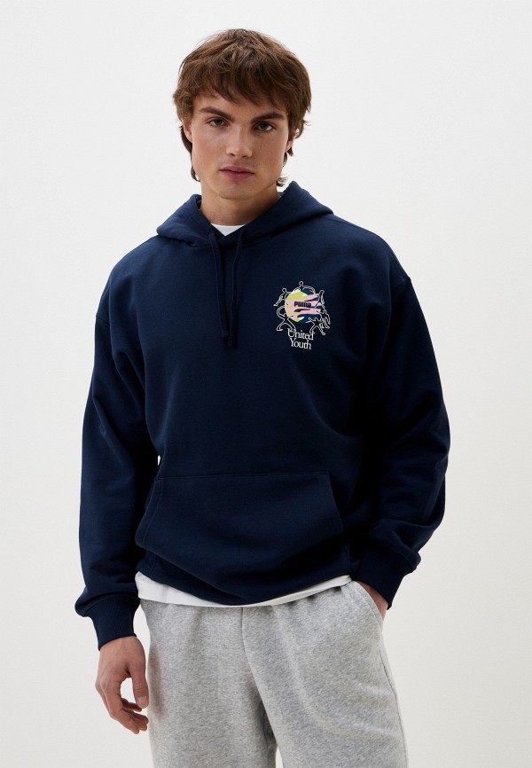 

Худи PUMA, Синий, DOWNTOWN Graphic Hoodie TR