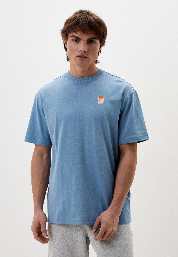 

Футболка PUMA, Голубой, DOWNTOWN 180 Logo Tee