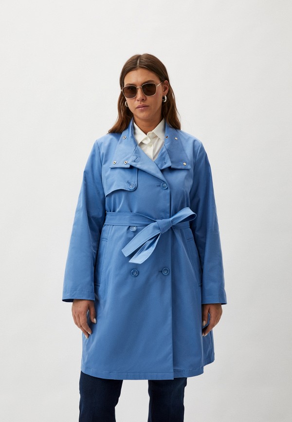 

Плащ Persona by Marina Rinaldi, Голубой, VALLE NOW
