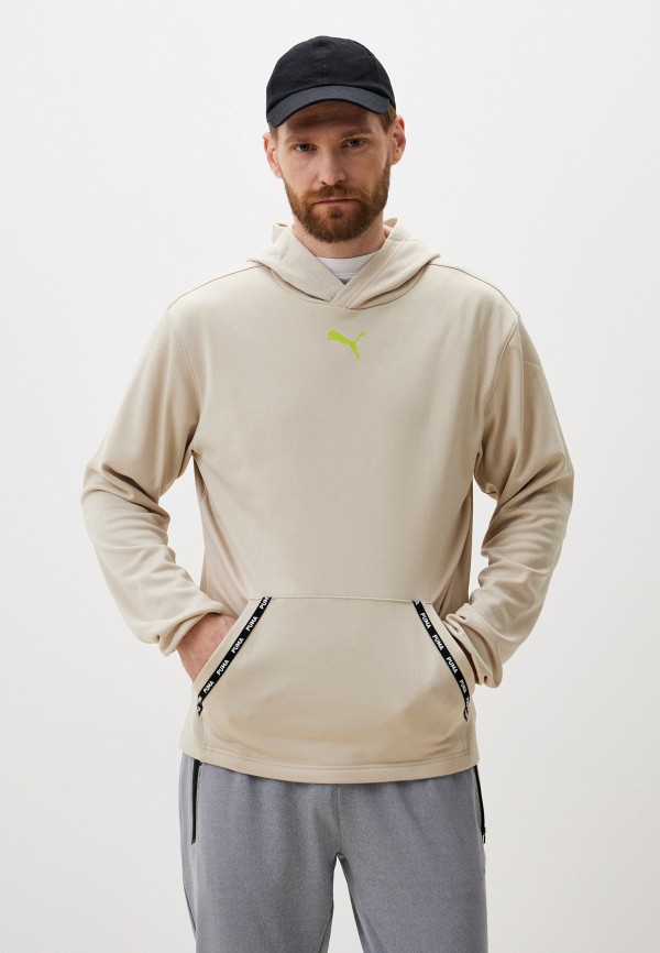 

Худи PUMA, Бежевый, FIT Taped PWRFleece Lite Hoodie