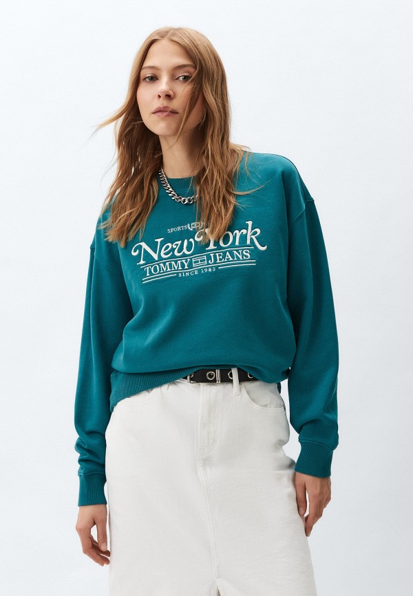 

Свитшот Tommy Jeans, Бирюзовый
