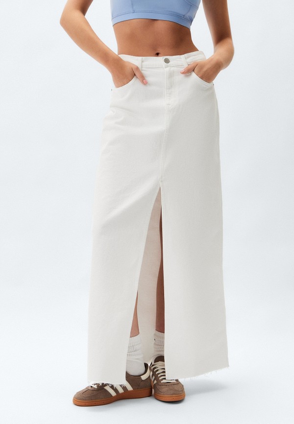 

Юбка джинсовая Tommy Jeans, Белый