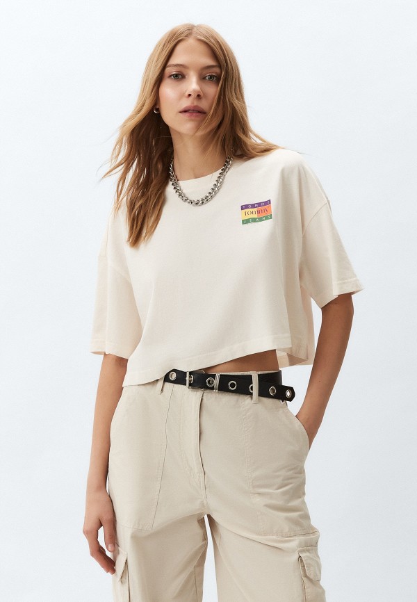 

Футболка Tommy Jeans, Бежевый