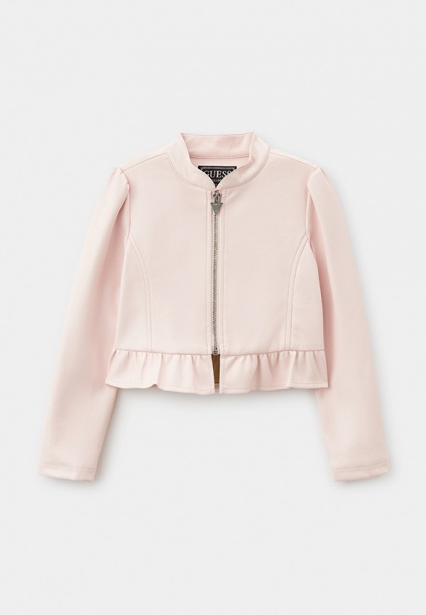 

Куртка кожаная Guess, Розовый