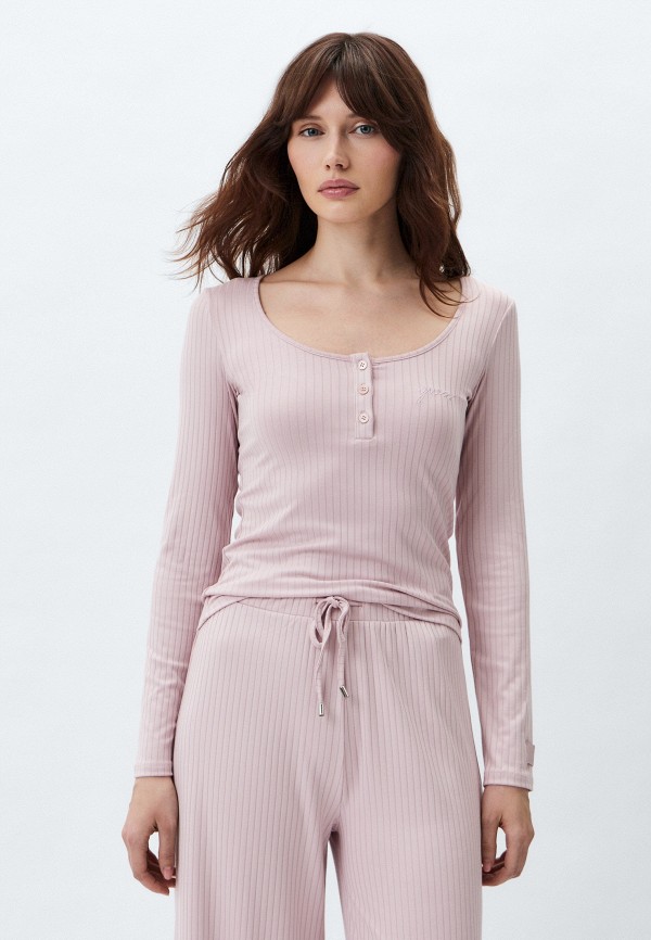 

Лонгслив домашний Guess, Розовый
