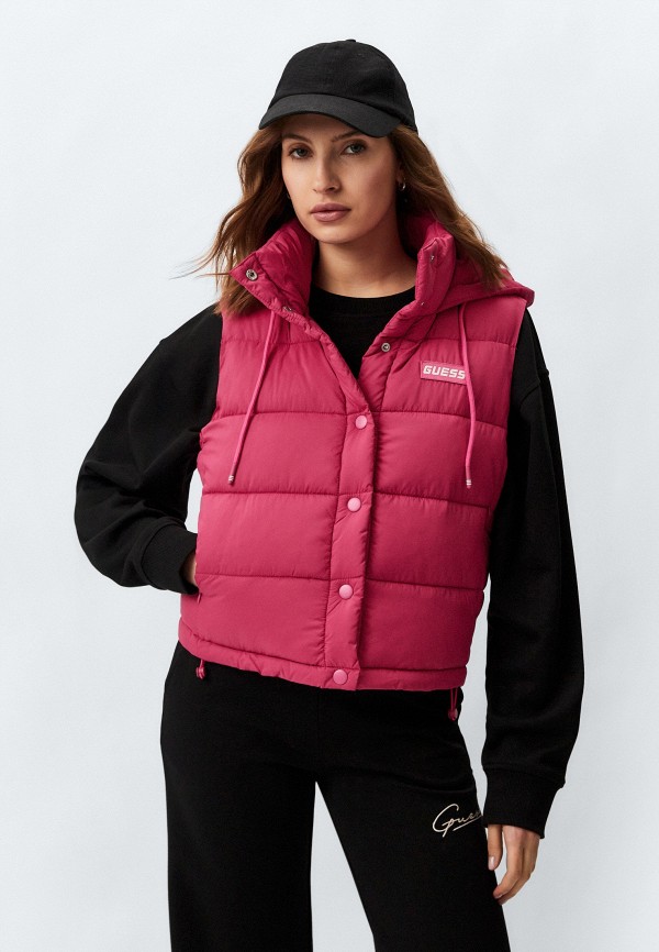 

Жилет утепленный Guess, Фуксия