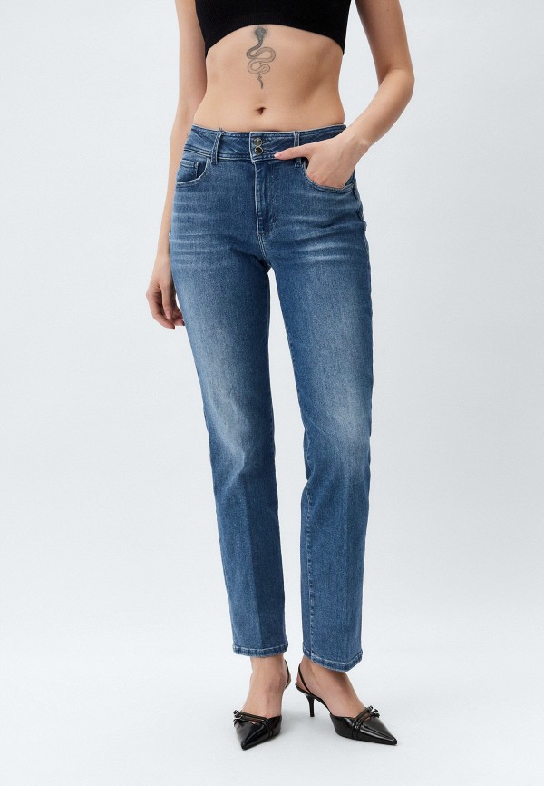 

Джинсы Guess, Голубой, SHAPE UP STRAIGHT
