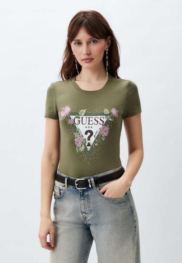 

Футболка Guess, Хаки