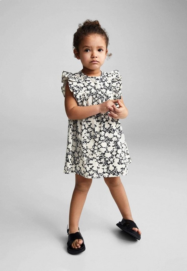 

Платье Mango Kids, Бежевый, CANELA